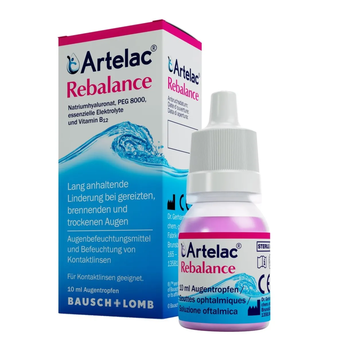 ARTELAC Rebalance acu pilieni, 10 ml - Produkta attēls
