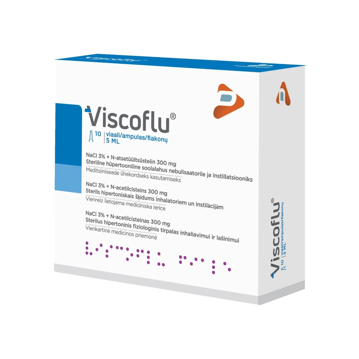 VISCOFLU®, 5 ml ampulas, N1 - Produkta attēls