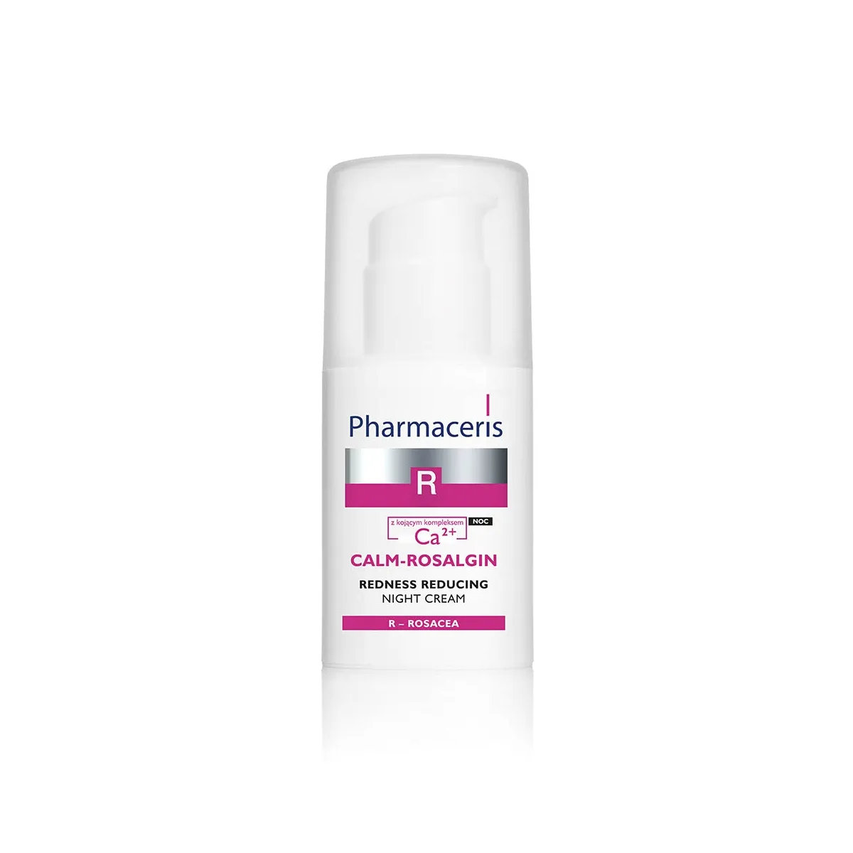 PHARMACERIS R.Calm Rosalgin apsārtumu mazinošs nakts krēms, 30 ml - Produkta attēls