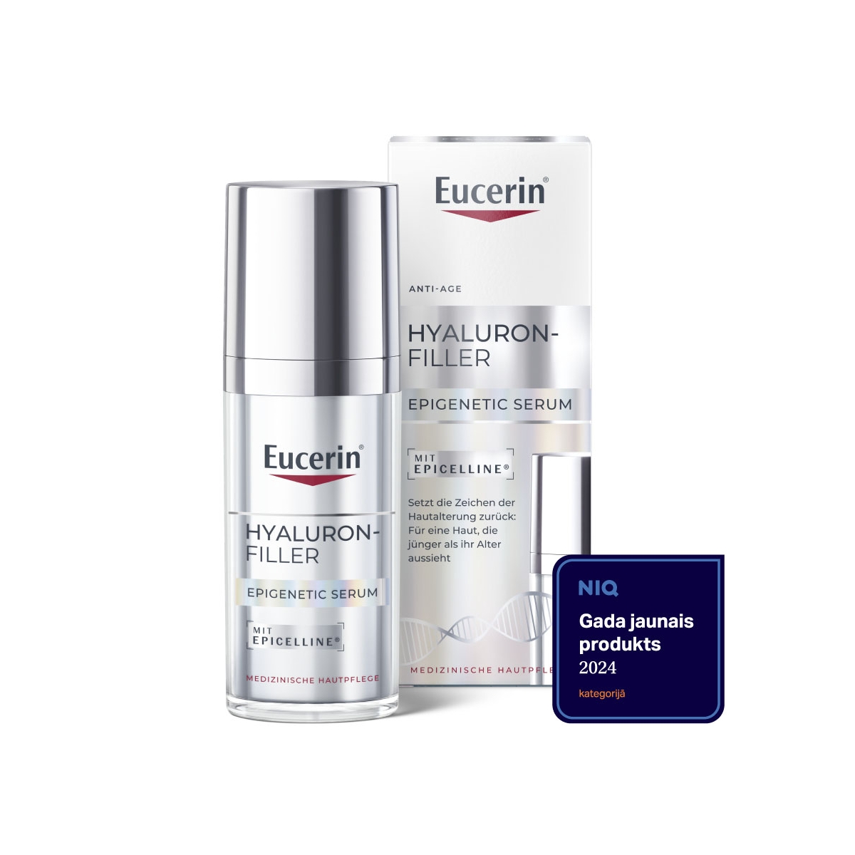 EUCERIN Hyaluron-Filler Epigenetic serums ar Epicelline, 30 ml - Produkta attēls