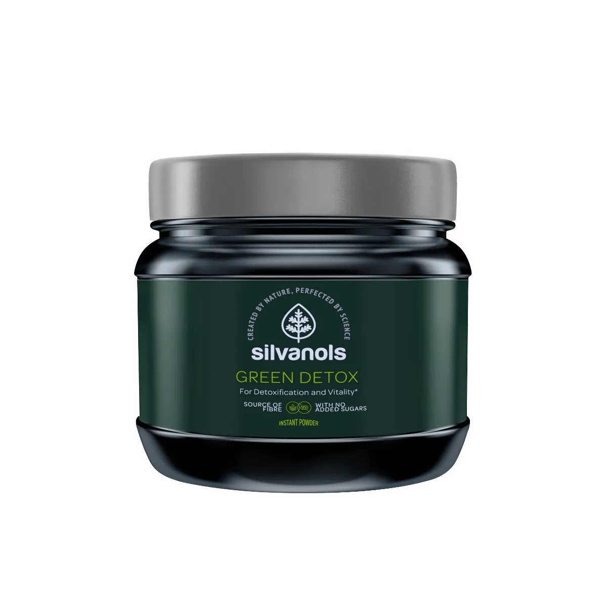 SILVANOLS Green Detox pulveris, 300 g - Produkta attēls