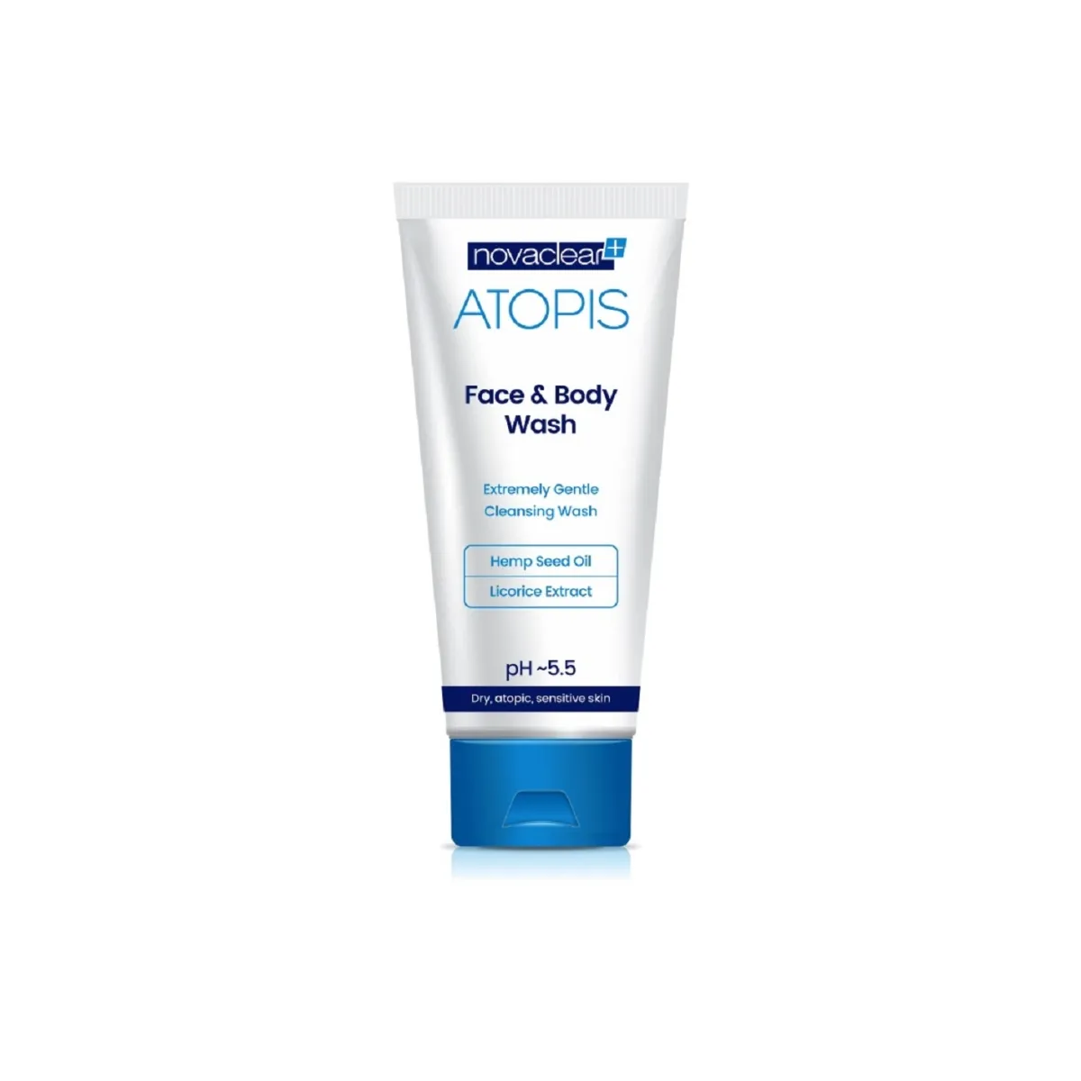 NOVACLEAR Atopis sejas un ķermeņa gels, 200 ml - Produkta attēls