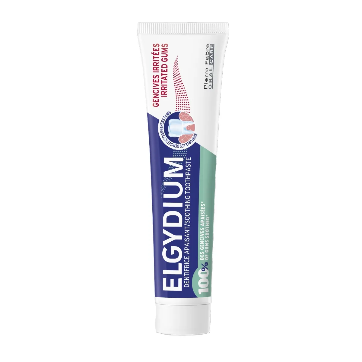 ELGYDIUM IRRITATED GUMS zobu pasta, 75ml - Produkta attēls