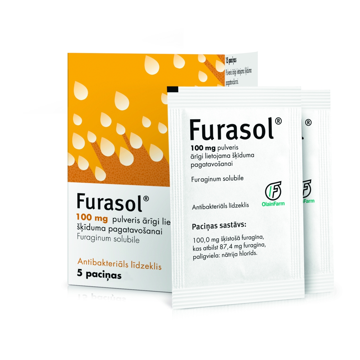 FURASOL 100MG PULVERIS N5 - Produkta attēls 1