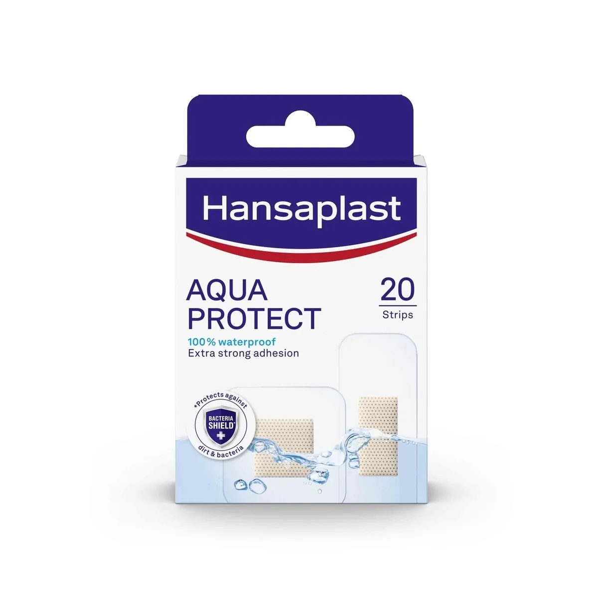 HANSAPLAST Aqua Protect ūdensizturīgi, ļoti labi fiksējoši plāksteri, - Produkta attēls