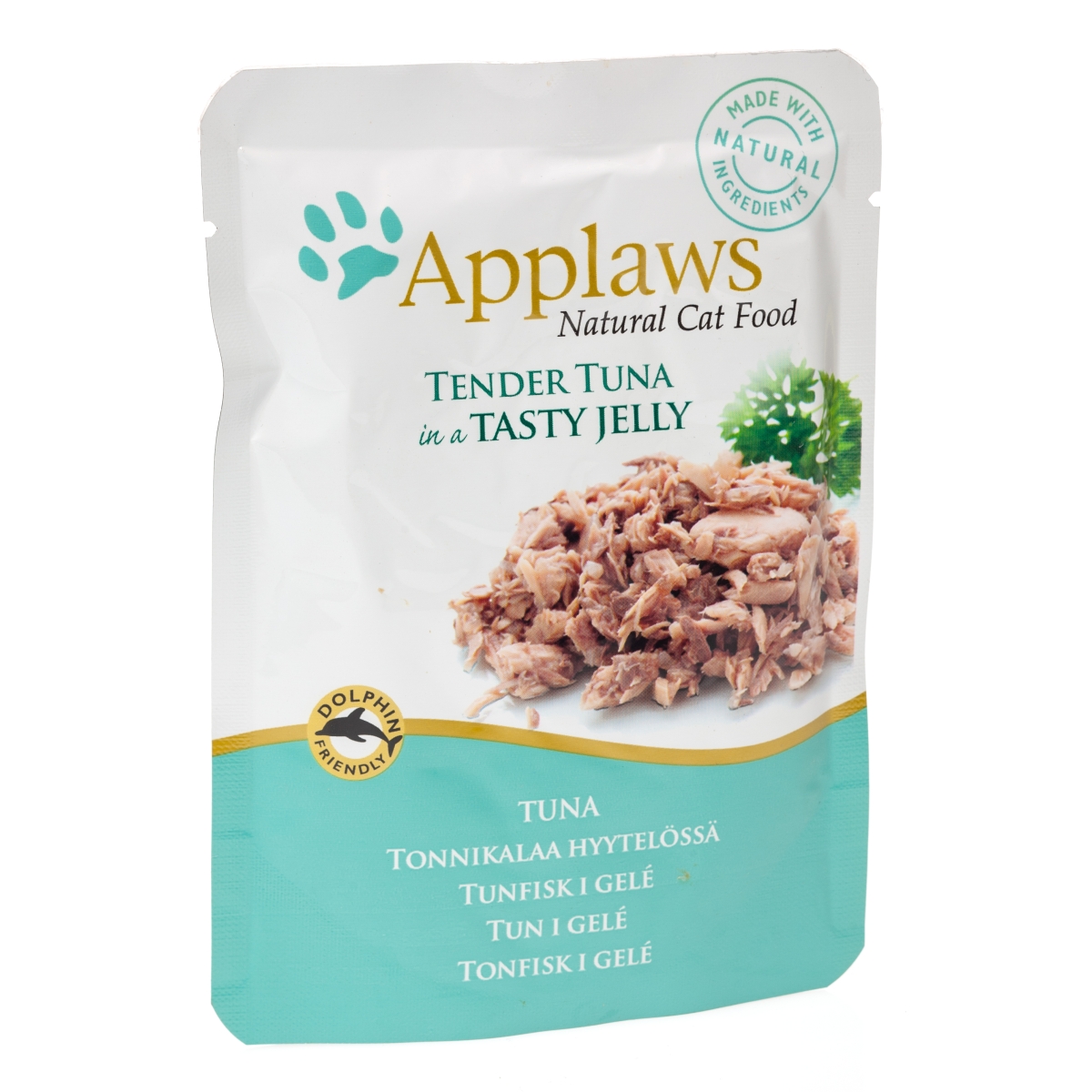 Applaws kaķu mitrā barība paciņā tuncis želejā 70g (8254) - Produkta attēls