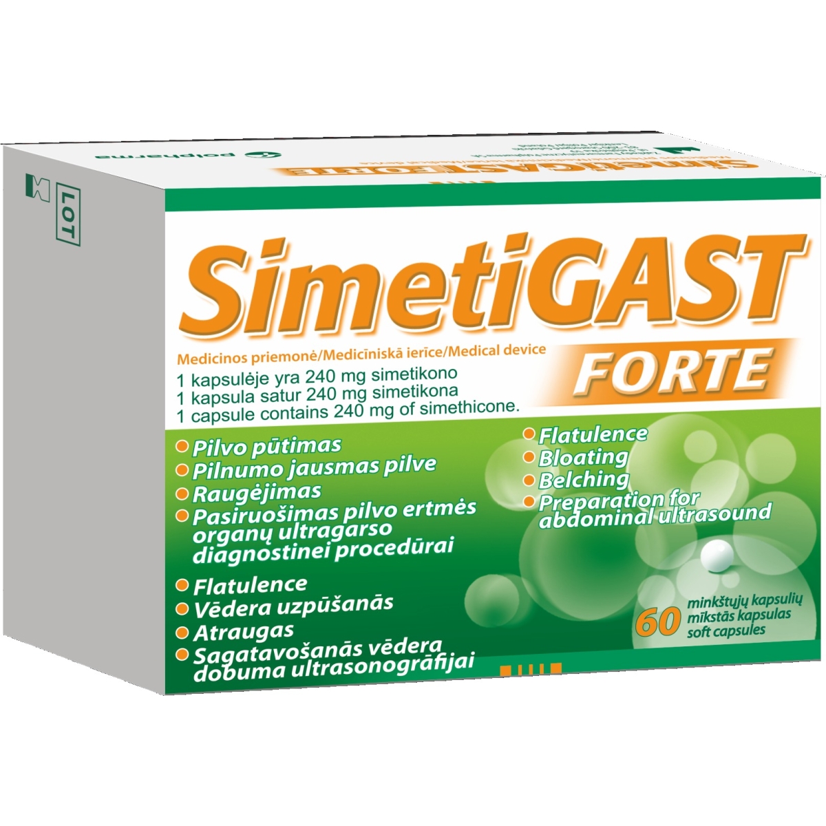 Simetigast Forte - Produkta attēls