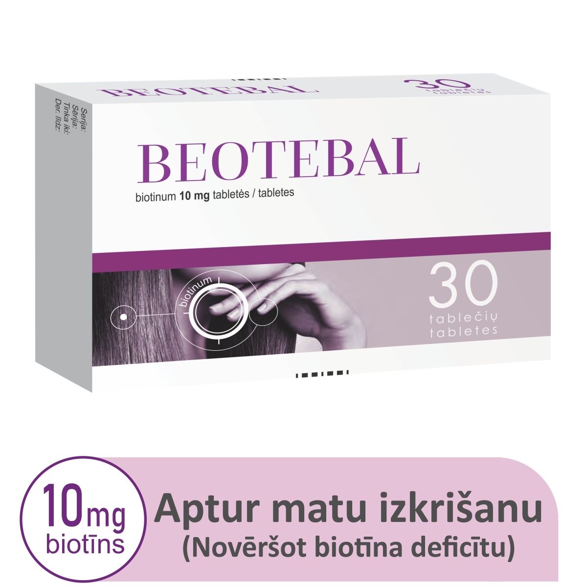 BEOTEBAL 10 mg tabletes, 30 gab. - Produkta attēls 1