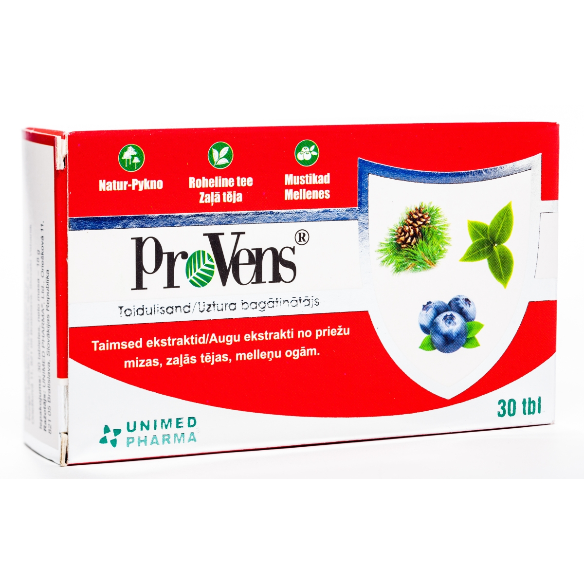 PRO-VENS tabletes, 30 gab. - Produkta attēls