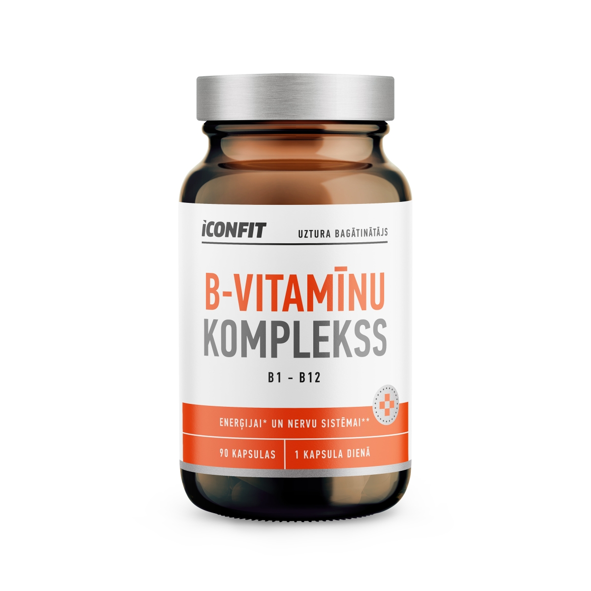 ICONFIT B vitamīnu komplekss kapsulas, 90 gab. - Produkta attēls