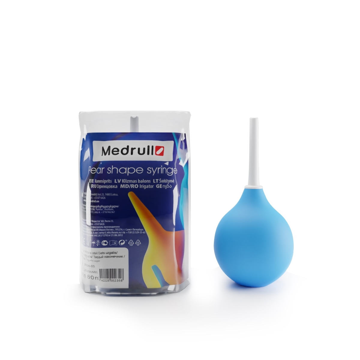 MEDRULL Balons klizmas ar cietu uzgali, 6 gab - Produkta attēls