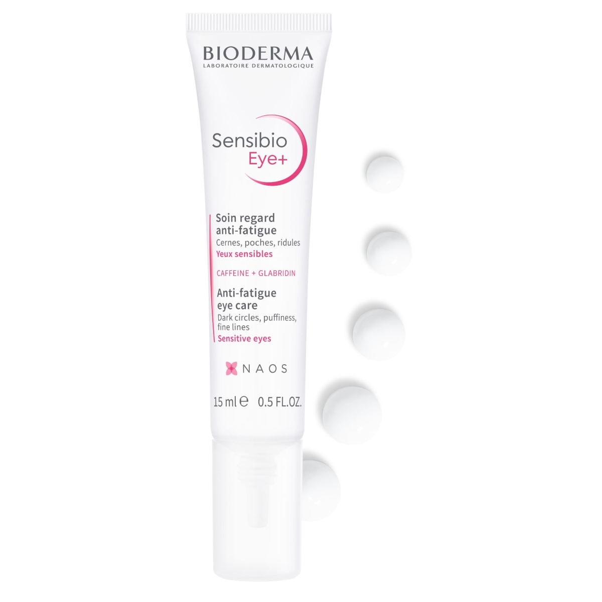 BIODERMA Sensibio Eye+ krēms acu apvidum, 15 ml - Produkta attēls