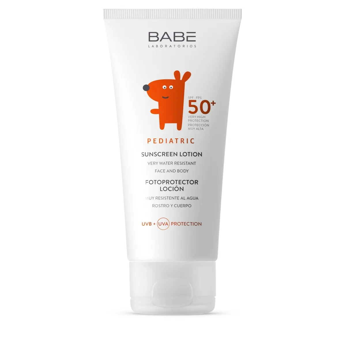 BABE Pediatric saules aizsarglosjons SPF 50+, 100ml - Produkta attēls