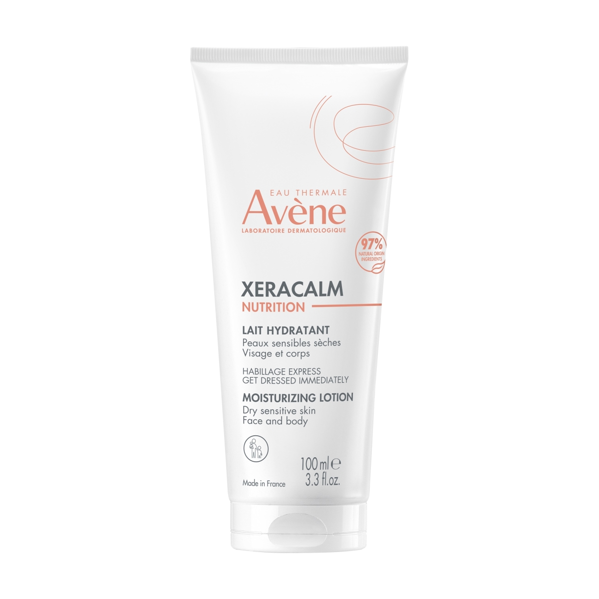AVÈNE Xeracalm Nutrition losjons, 100ml - Produkta attēls