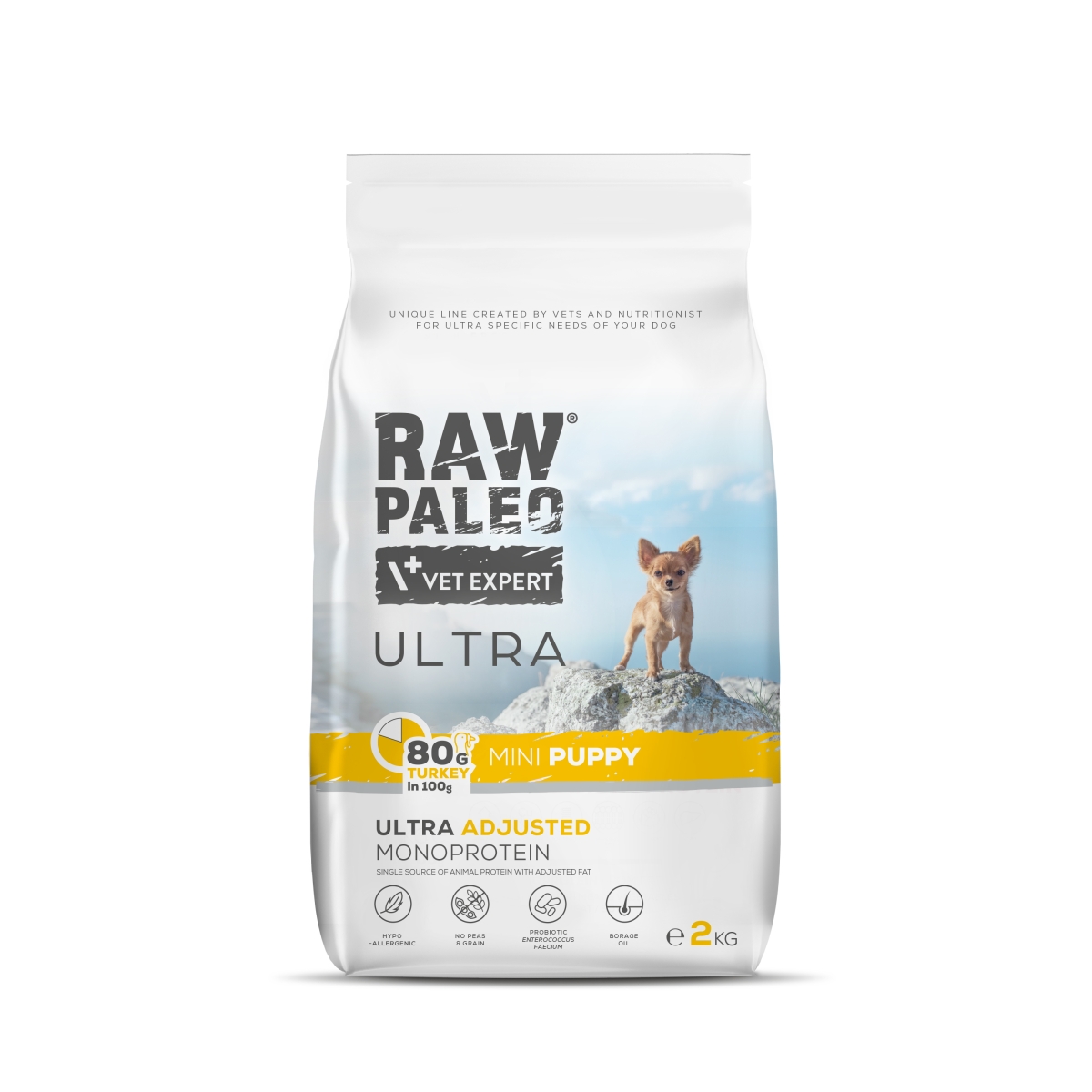 RAW PALEO ULTRA KUCĒNU SAUSĀ B MINI TĪTARS 2KG - Produkta attēls