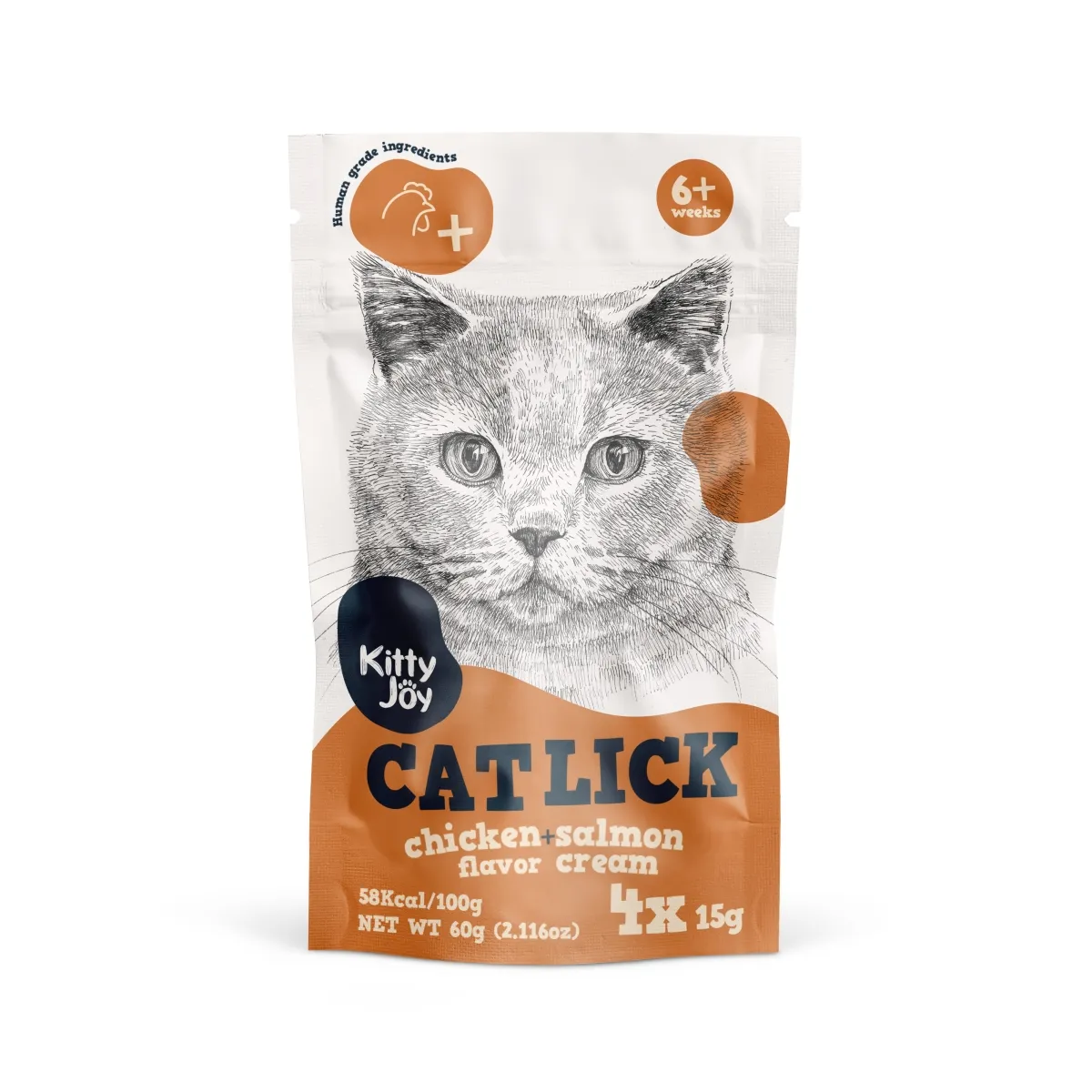 KITTY JOY KĀRUMS AR LASI 60G (15GX4) - Produkta attēls