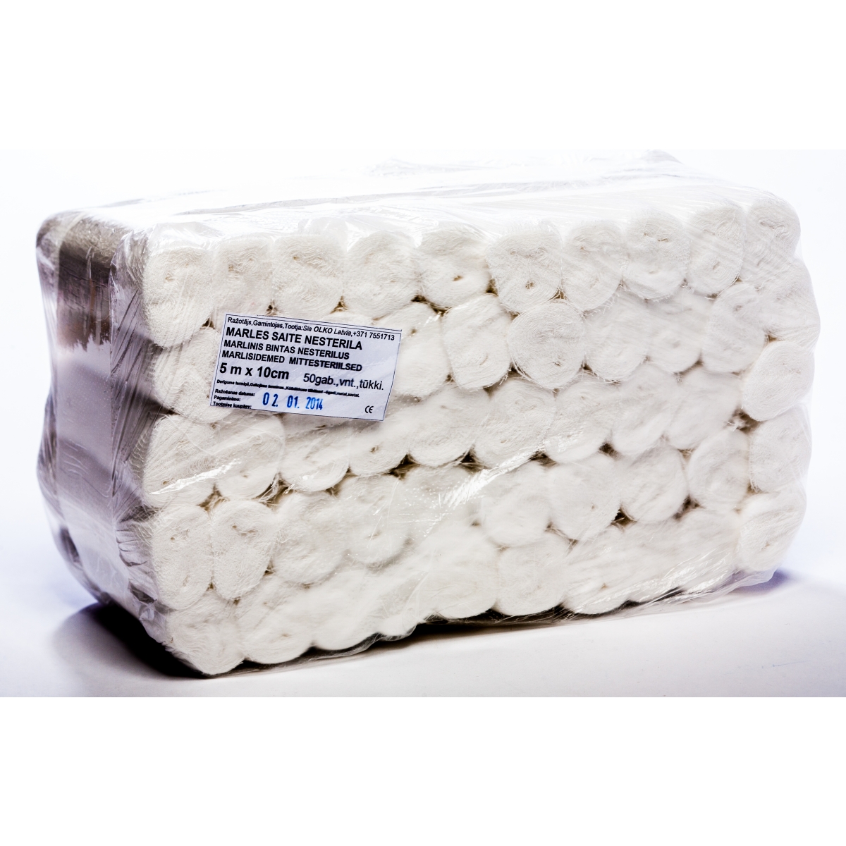 SAITE MARLES NESTERILA 5Mx10CM N50 (OLKO) - Produkta attēls