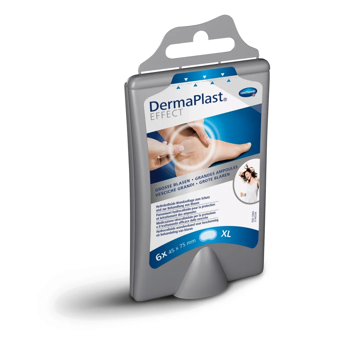 DERMAPLAST Effect XL plāksteri (75 x 45 mm), 6 gab - Produkta attēls