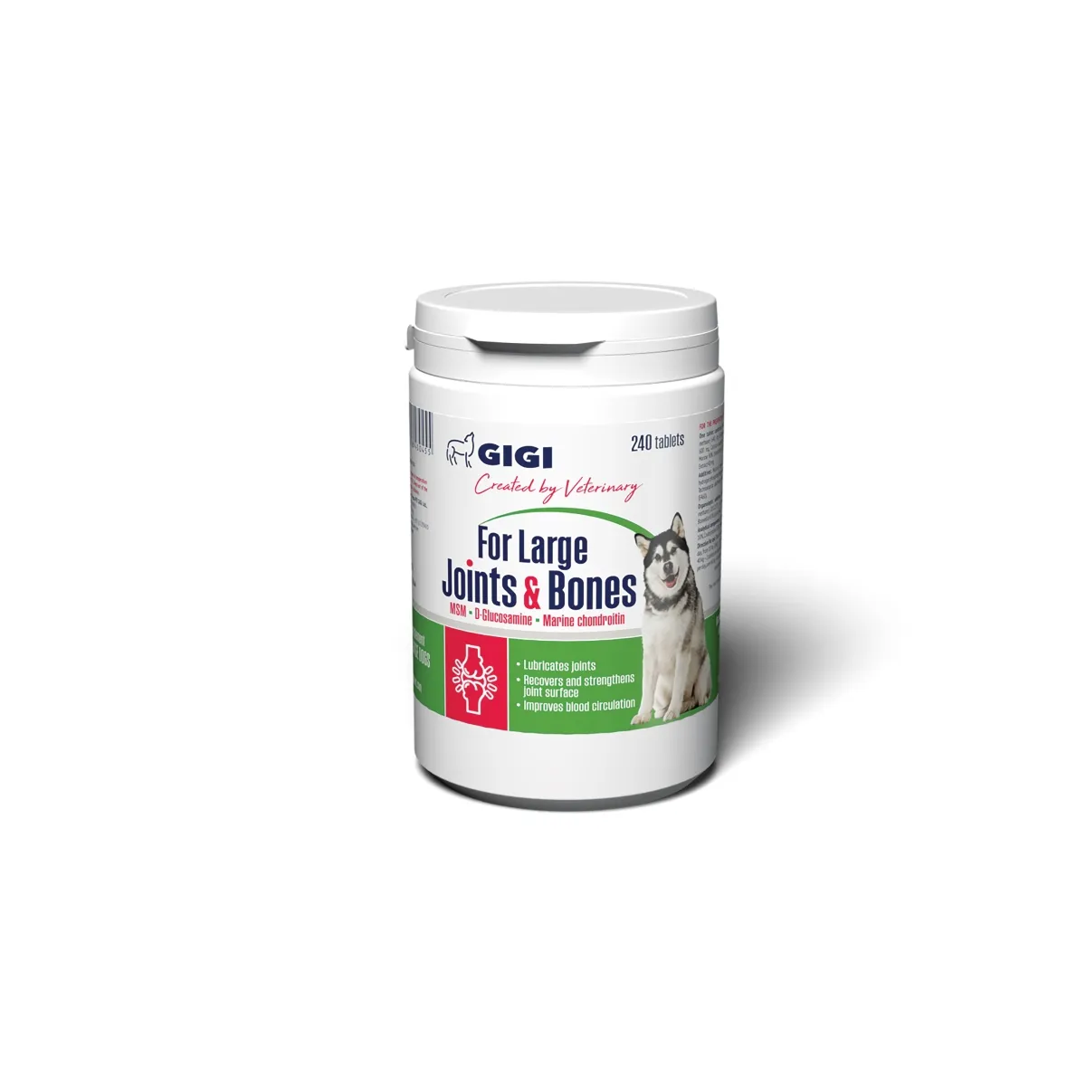 GIGI JOINTS&BONES LARGE TBL N240 SUŅIEM (ACTIVET20) - Produkta attēls
