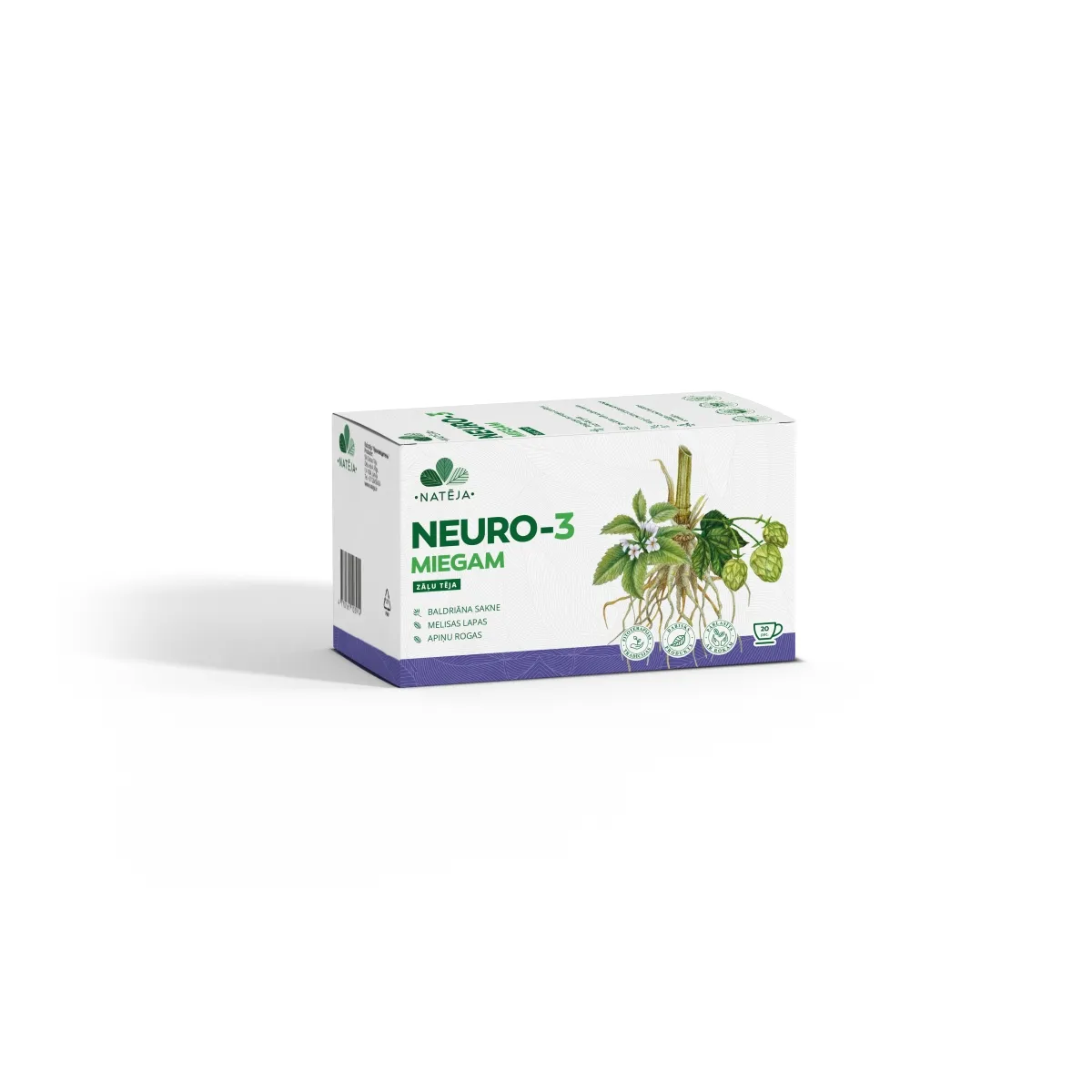 NATĒJA NEURO-3, zāļu tēja miegam, N20 - Produkta attēls