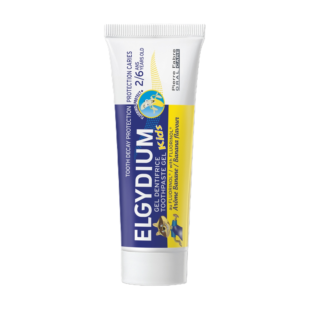 ELGYDIUM KIDS BANANA zobu pasta, 50 ml - Produkta attēls