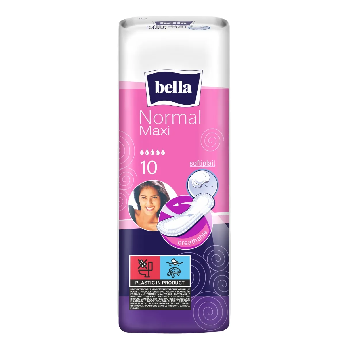 BELLA NORMAL MAXI higiēniskās paketes, 10 gab. - Produkta attēls 1