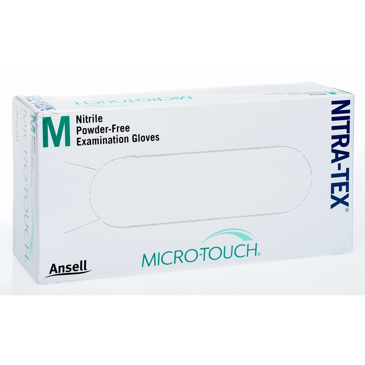 ANSEL CIMDI MICRO-TOUCH NITRA-TEX M N100 - Produkta attēls