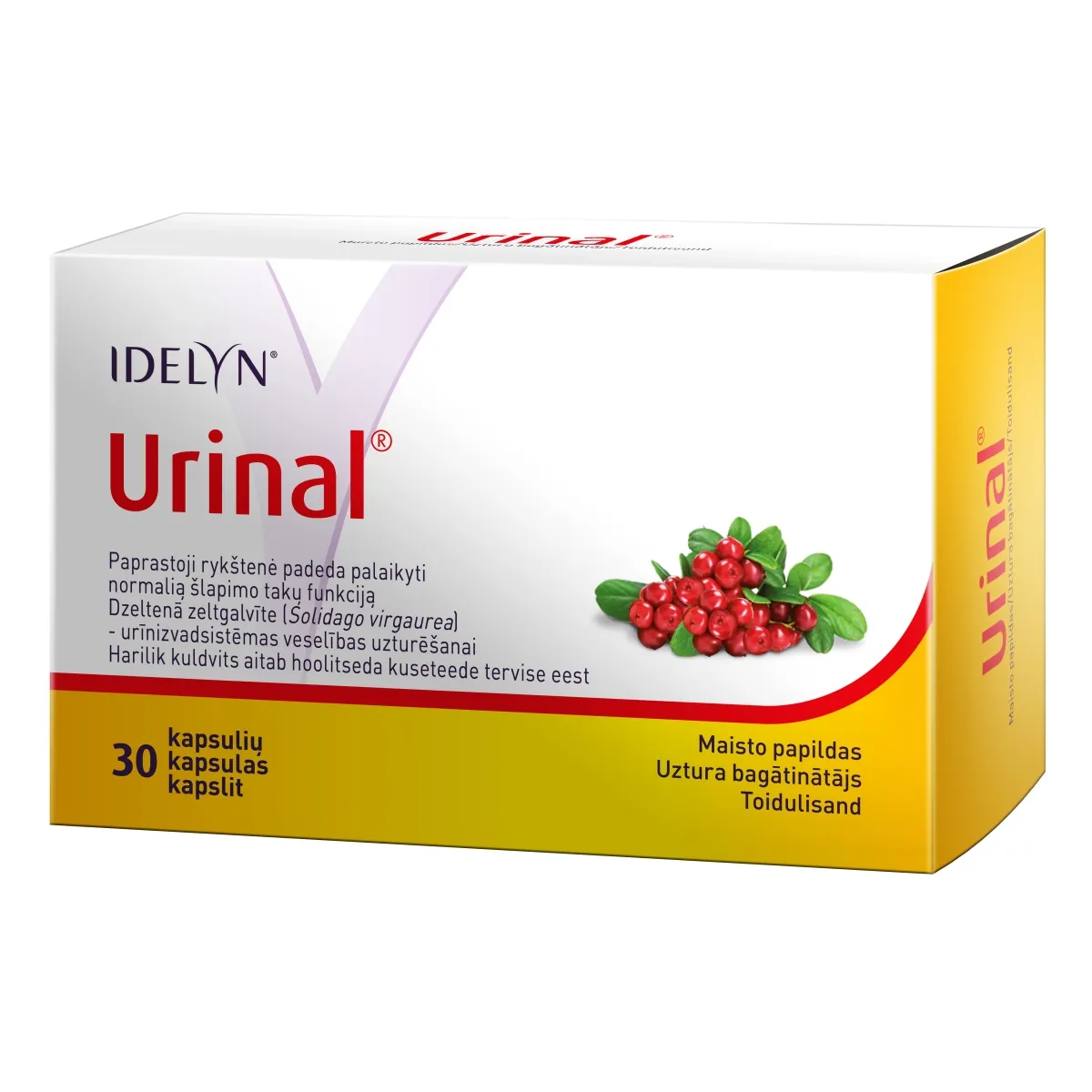 URINAL Idelyn kapsulas, 30 gab. - Produkta attēls