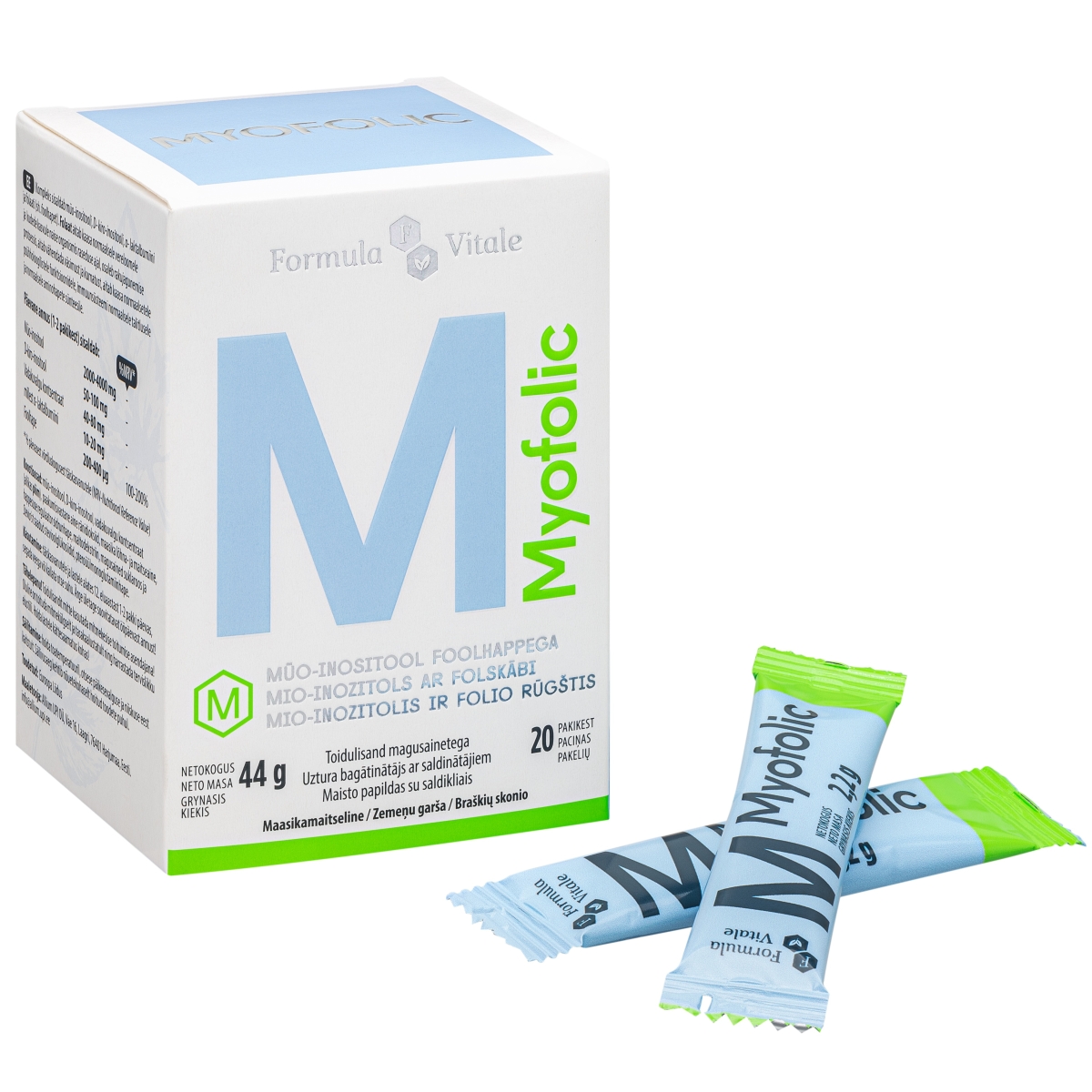 FORMULA VITALE Myfolic pulveris paciņās, 20 gab. - Produkta attēls