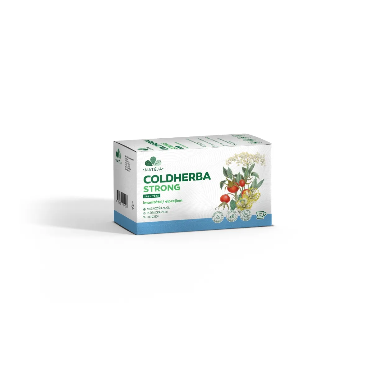 NATĒJA Coldherba Strong, zāļu tēja, N20 - Produkta attēls