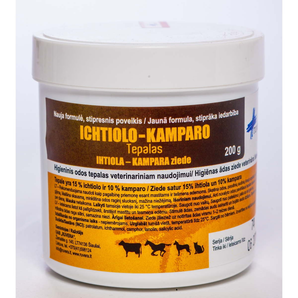 IHTIOLA-KAMPARA ZIEDE 200G - Produkta attēls