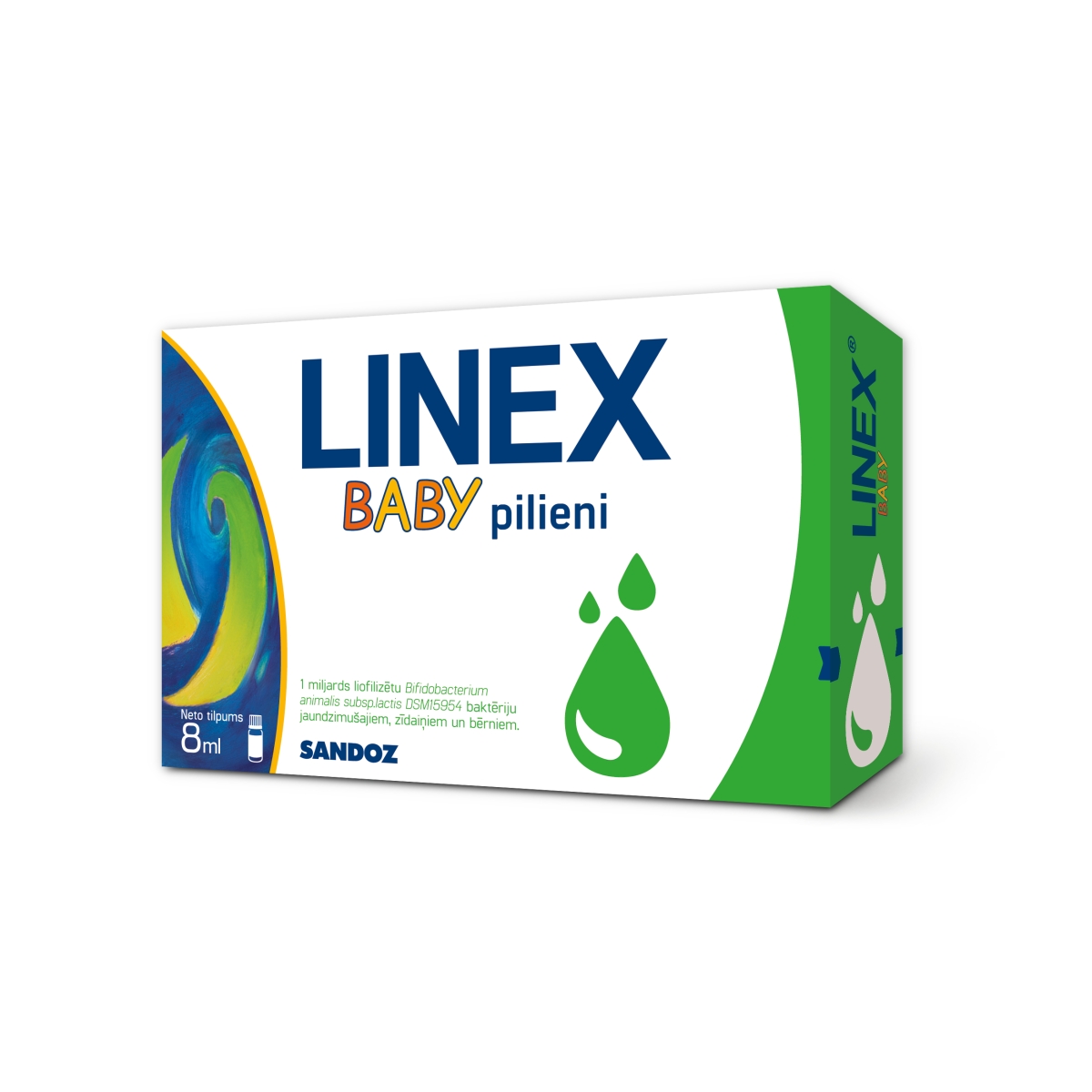 LINEX® Baby 8ml pilieni - Produkta attēls