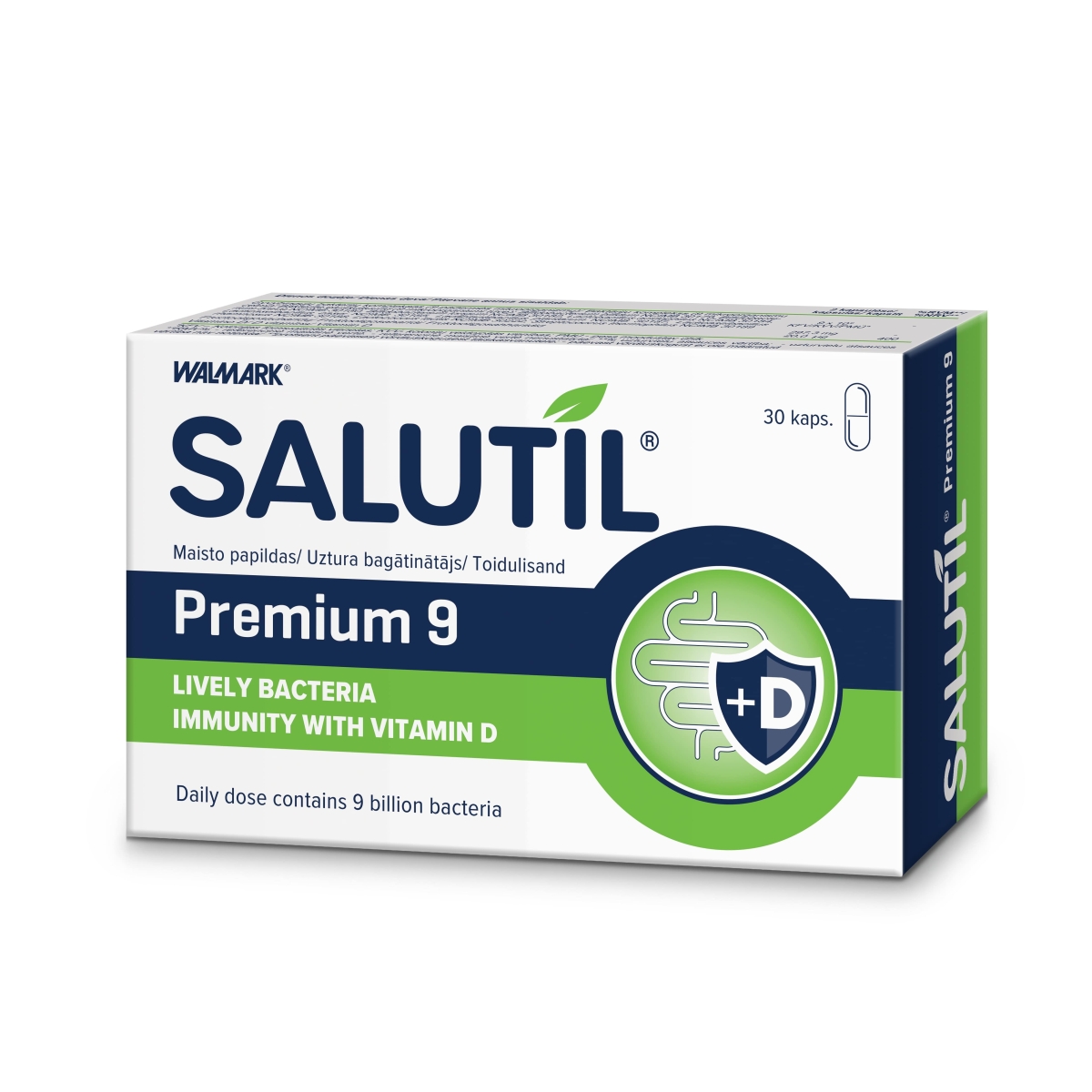SALUTIL Premium 9 kapsulas, 30 gab. - Produkta attēls