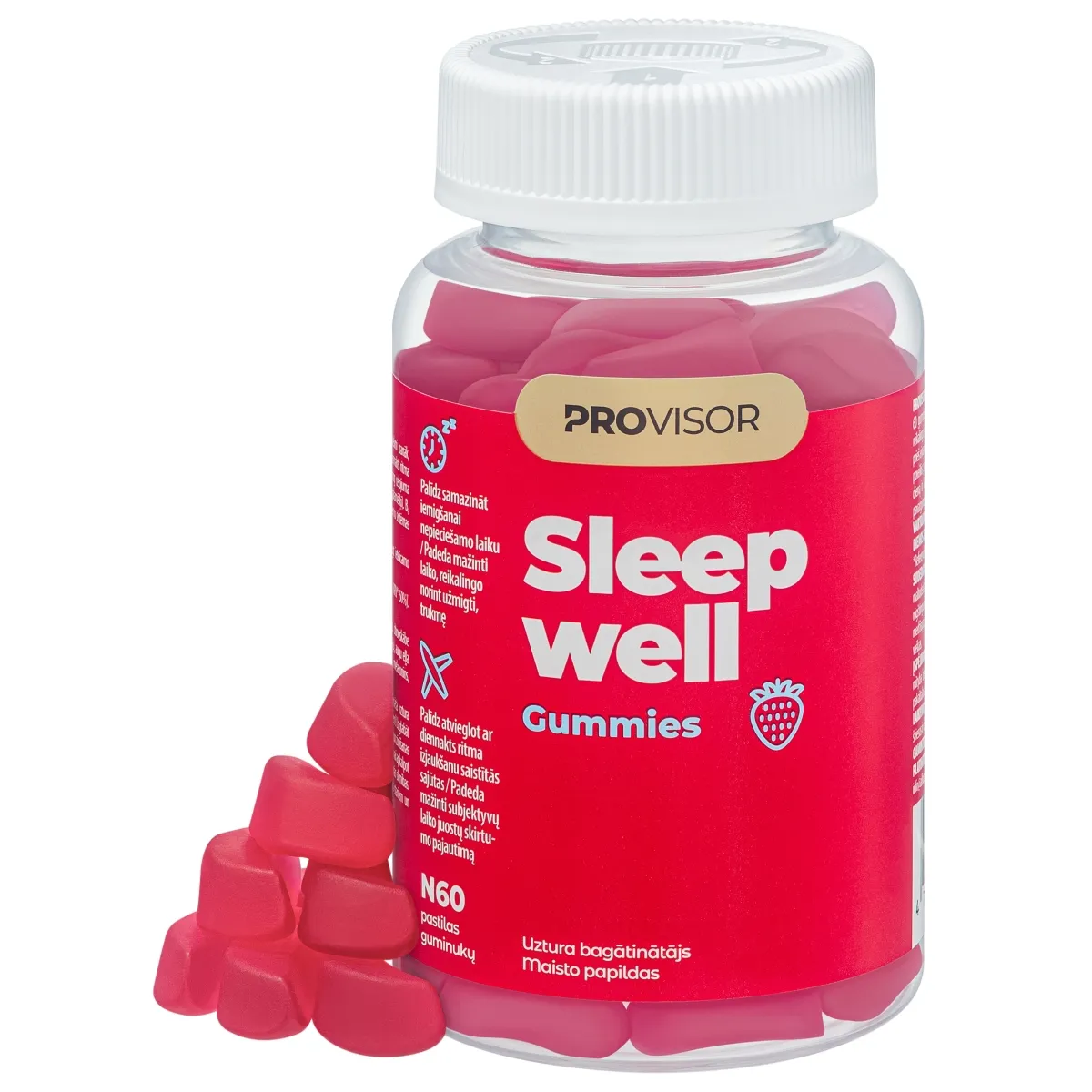 PROVISOR Sleep Well pastilas, 60 gab. - Produkta attēls