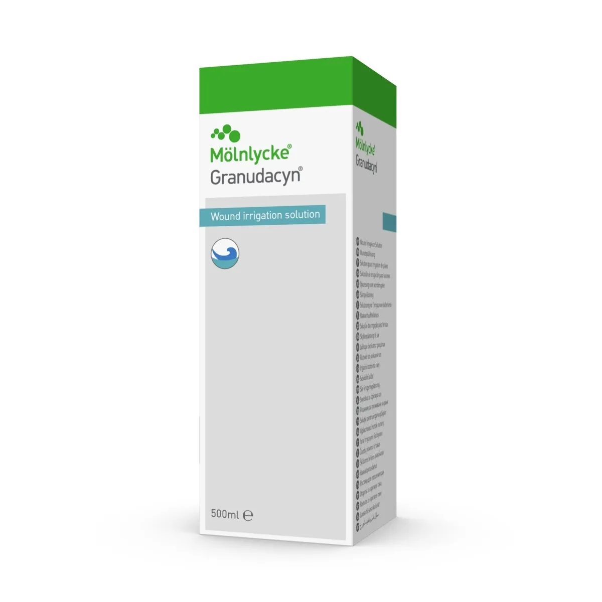 GRANUDACYN brūču šķīdums 500 ml - Produkta attēls