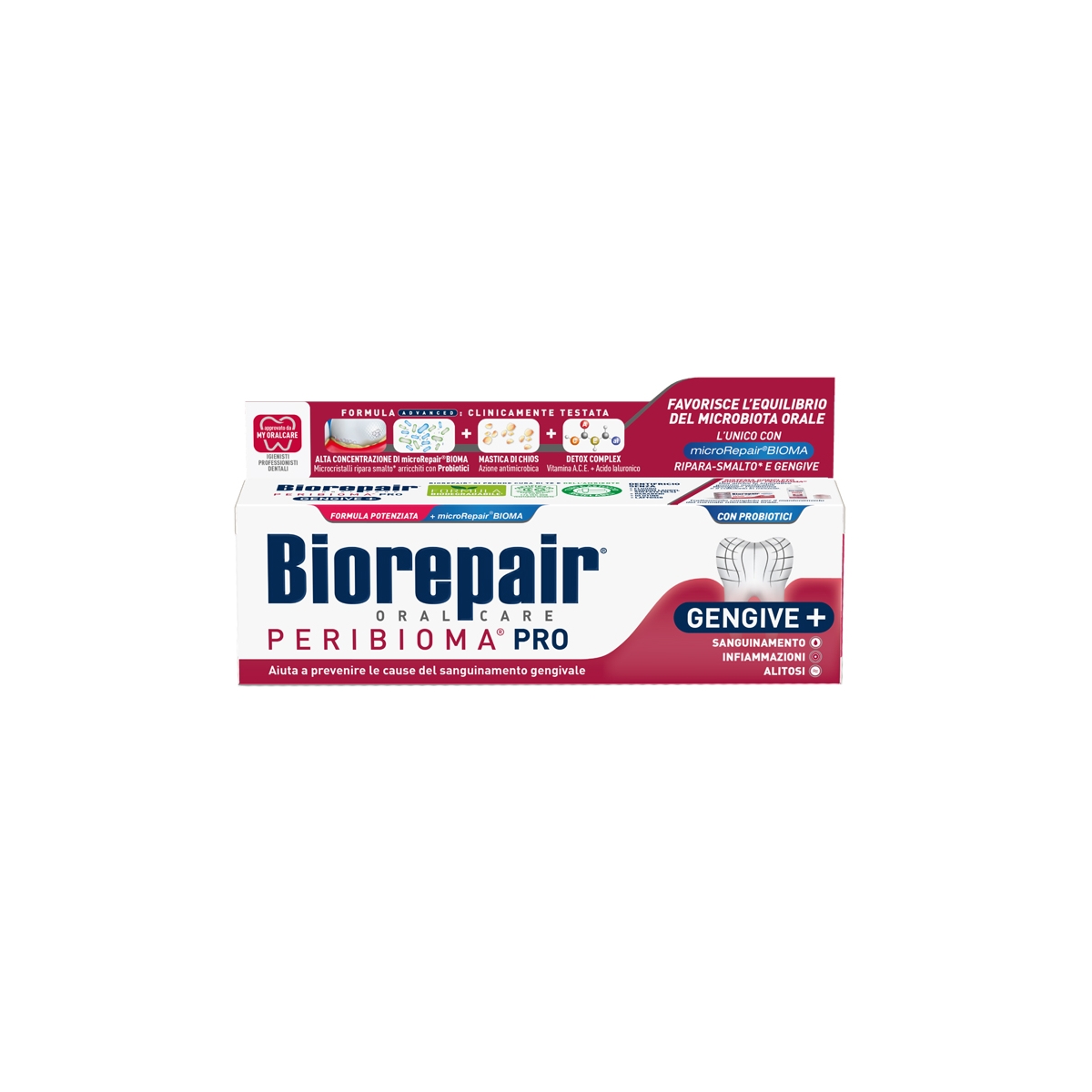 BIOREPAIR PERIBIOMA PRO zobu pasta 75ml - Produkta attēls