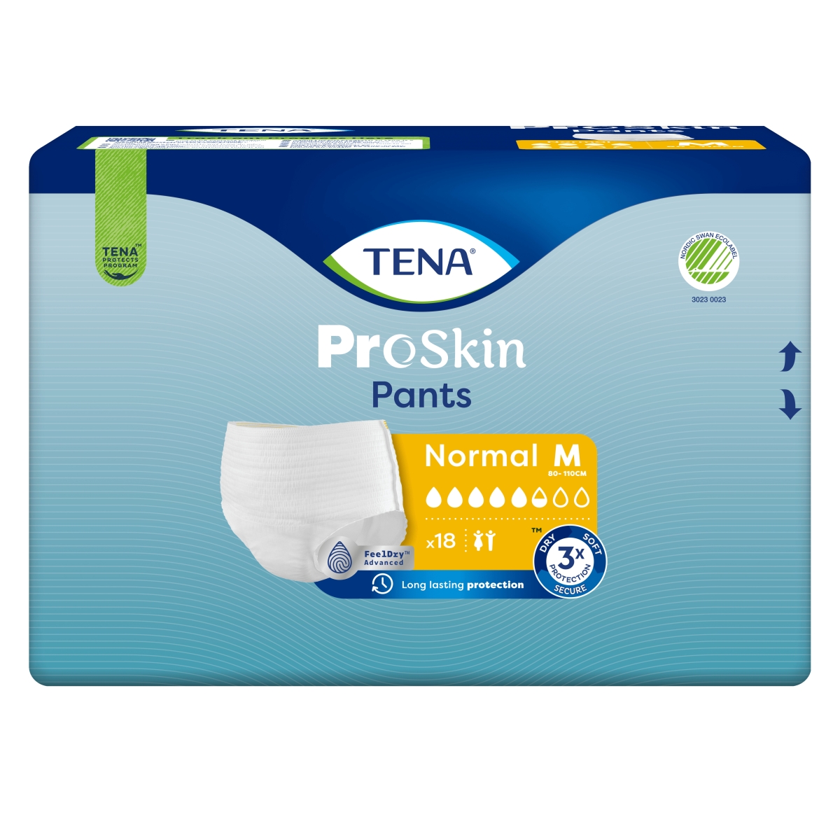 TENA Pants Normal biksītes M izmērs, 18 gab. - Produkta attēls