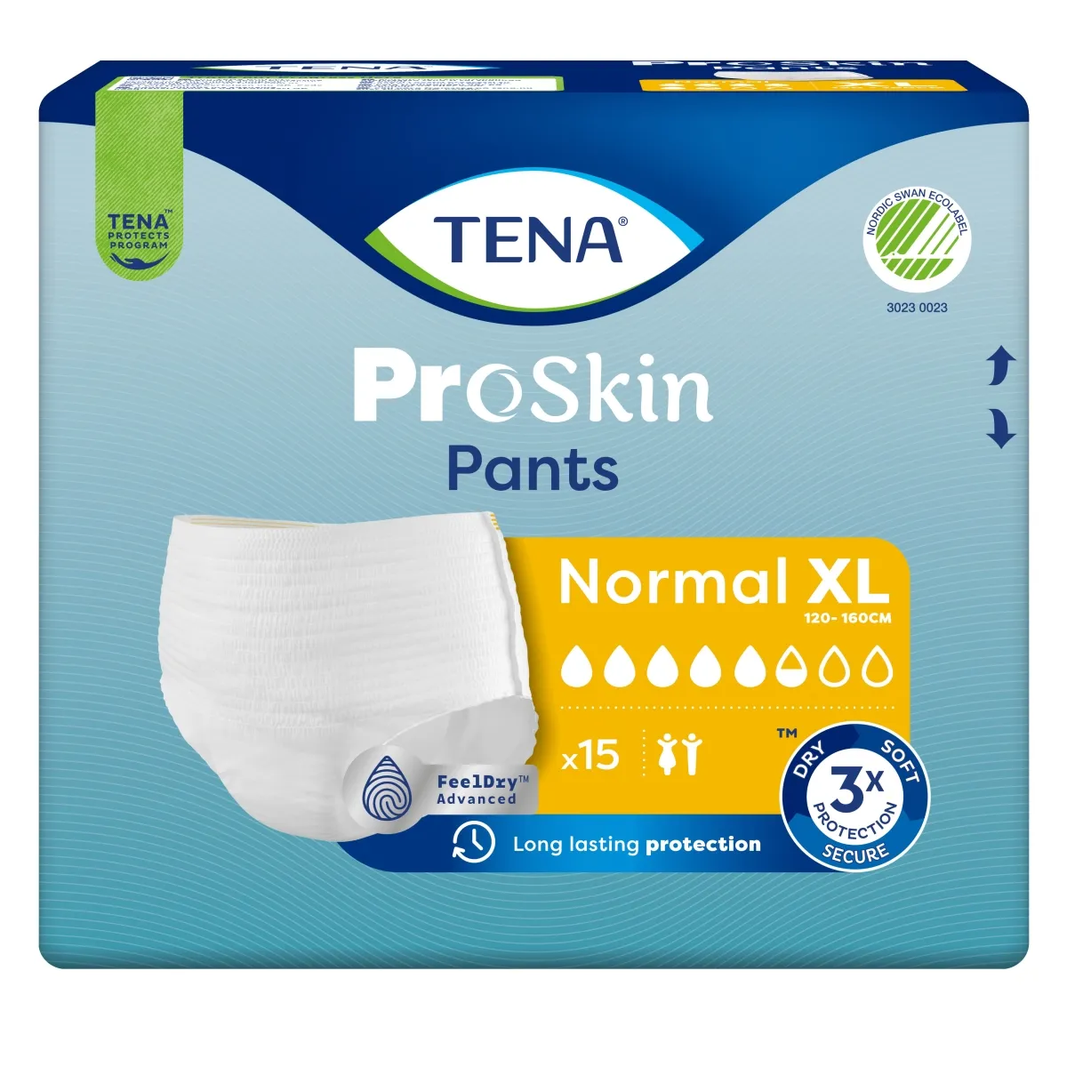 TENA Pants Normal biksītes XL izmērs,15 gab. - Produkta attēls