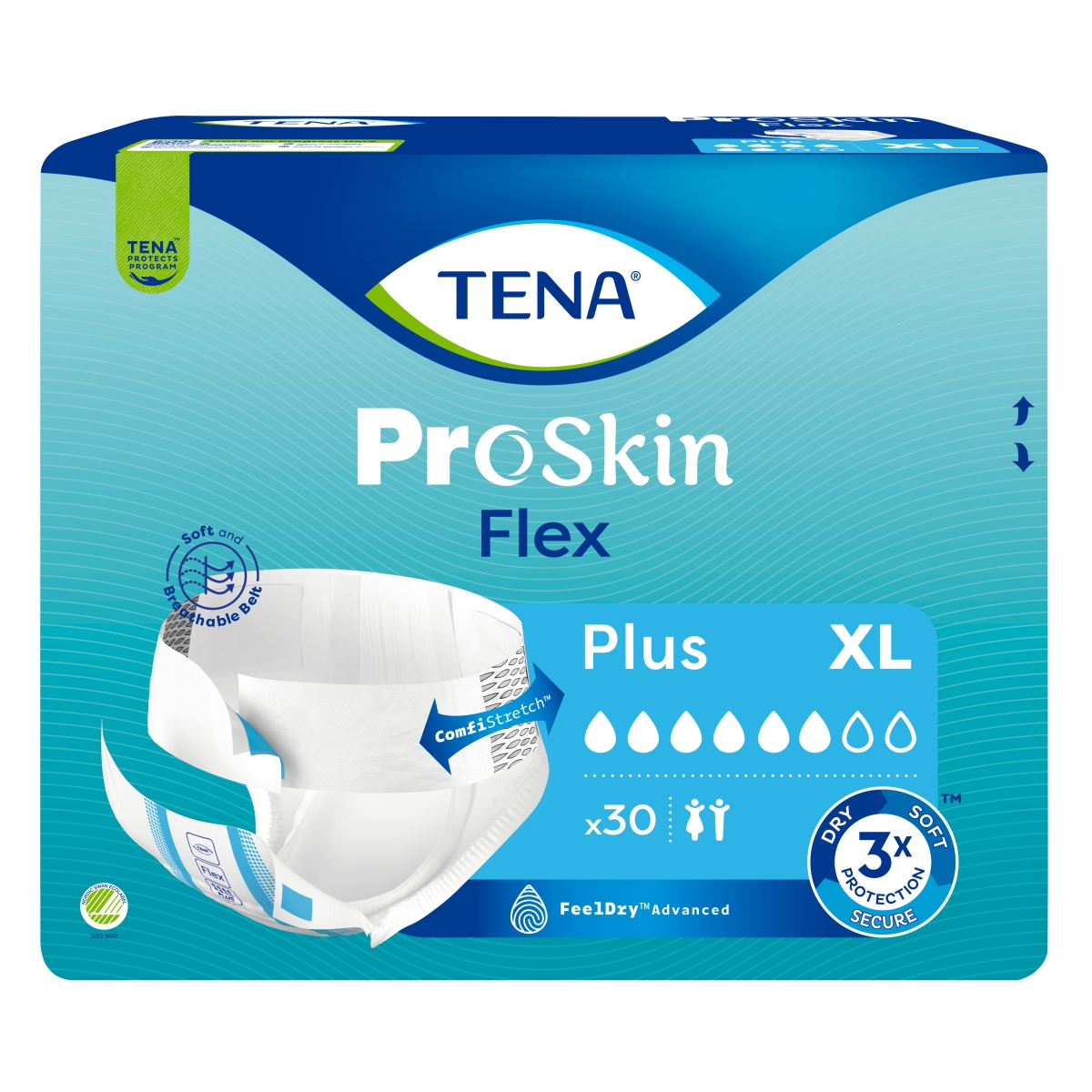 TENA Flex Plus jostiņbikses XL izmērs, 30 gab. - Produkta attēls