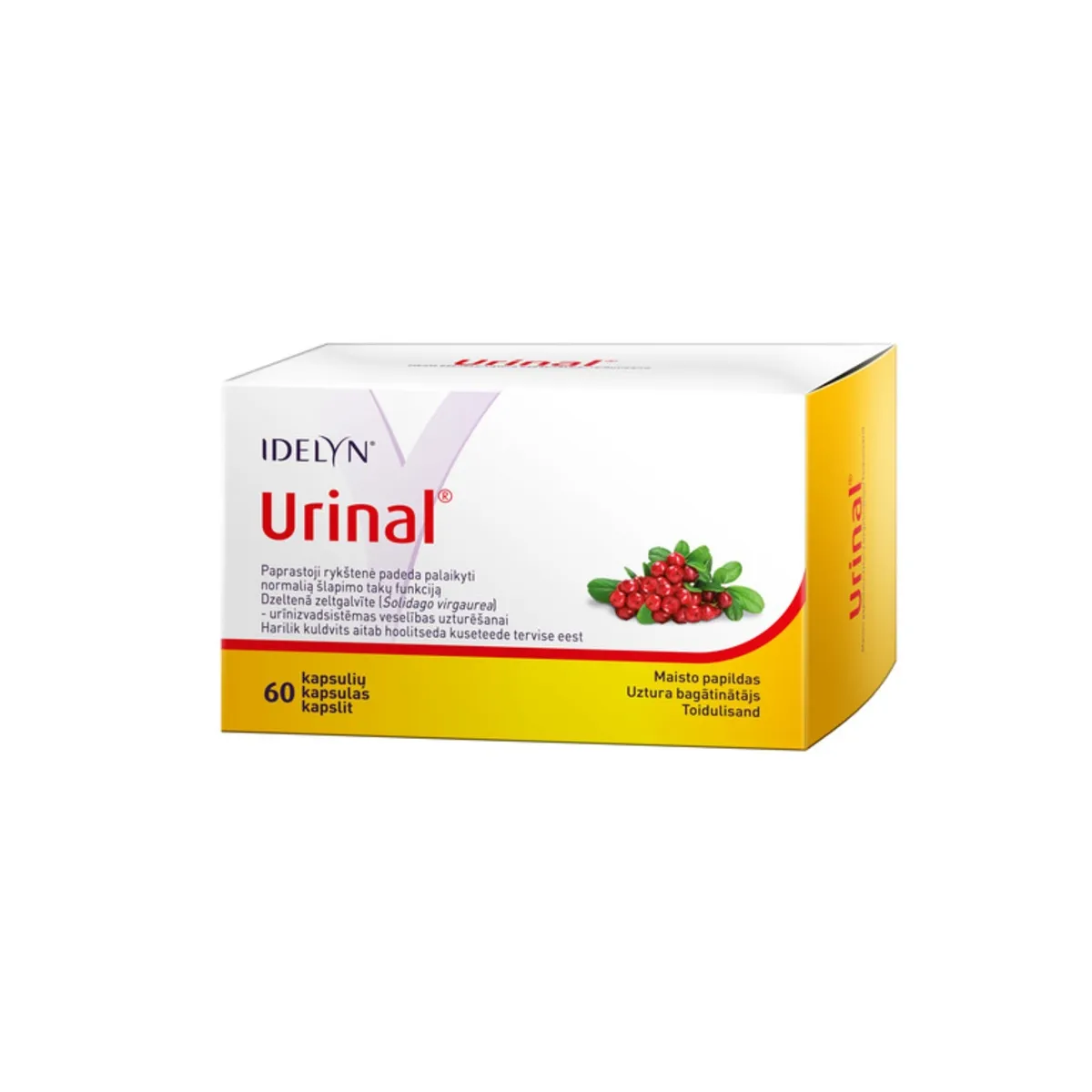WALMARK URINAL Idelyn kapsulas, 60 gab. - Produkta attēls