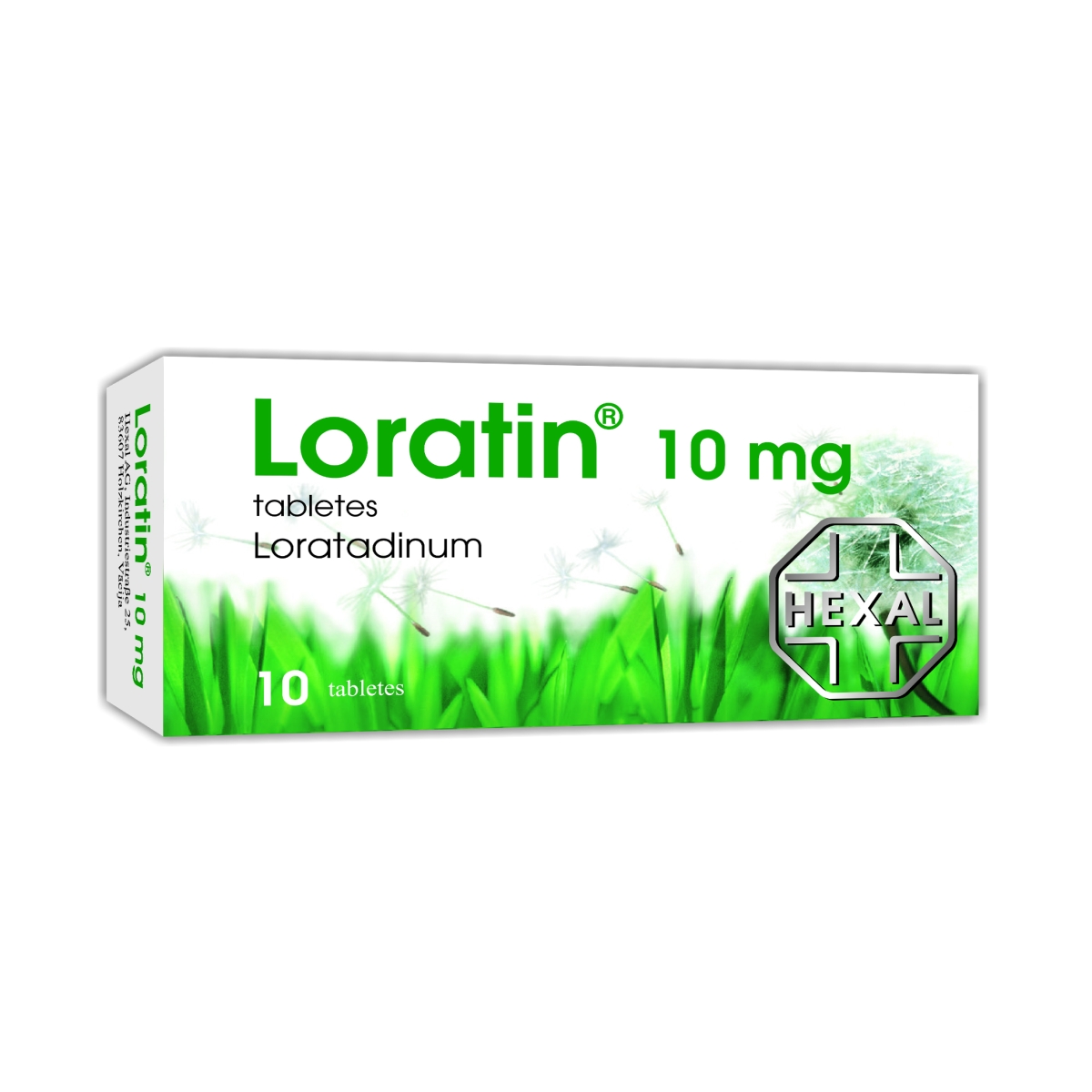 LORATIN 10MG TBL N10 HEXAL - Produkta attēls