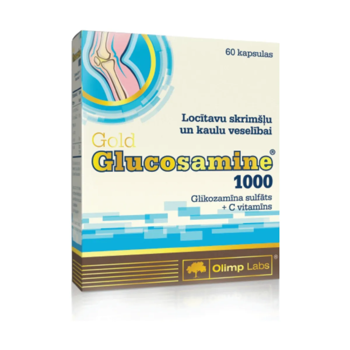 OLIMPLABS GOLD GLUCOSAMINE 1000MG KAPSULAS N60 - Produkta attēls
