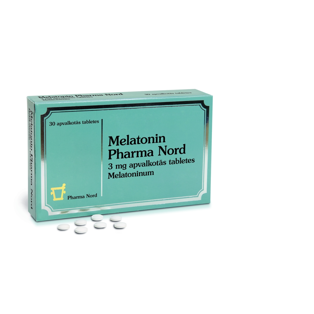MELATONIN PHARMA NORD 3MG TBL N30 - Produkta attēls