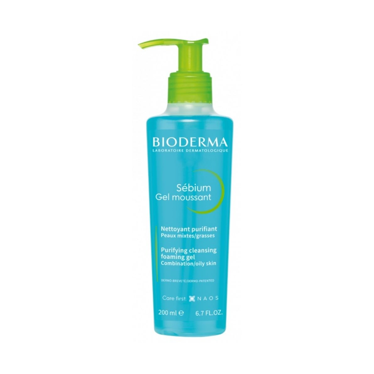 BIODERMA Sébium Gel moussant putojošs gels, 200 ml - Produkta attēls