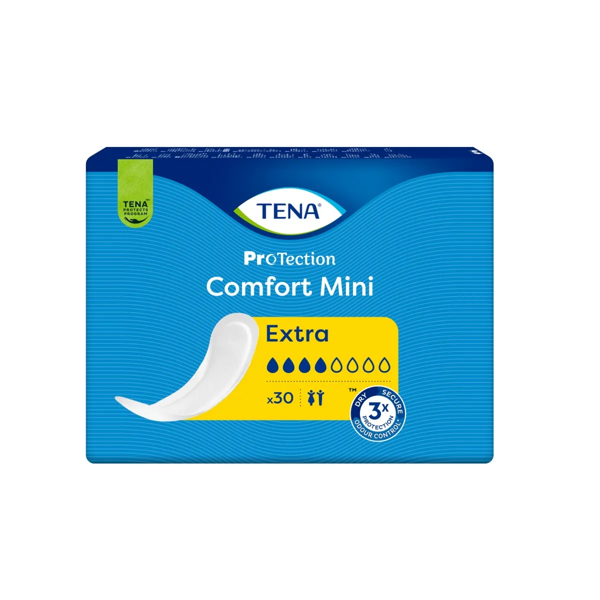 TENA Comfort Mini Extra uzsūcošās paketes, 30 gab. - Produkta attēls