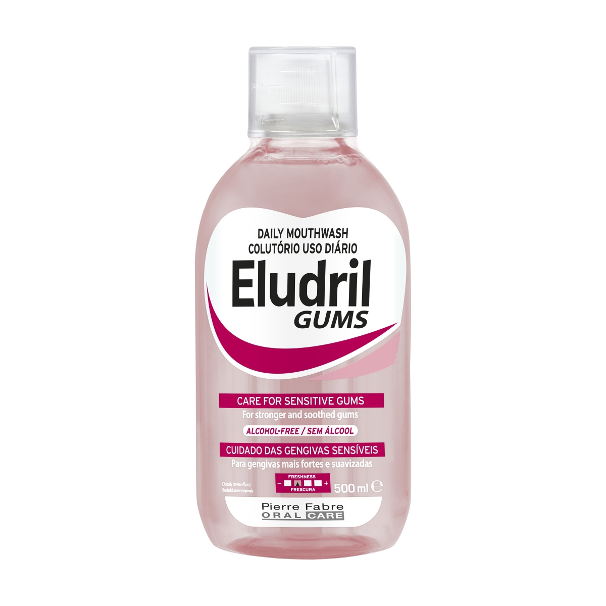 ELUDRIL GUMS mutes skalojamais līdzeklis, 500 ml - Produkta attēls