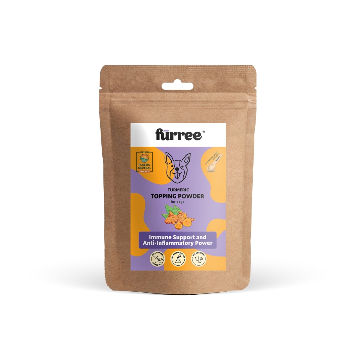 Fürree Topping Kurkumas pulveris 100g suņiem - Produkta attēls