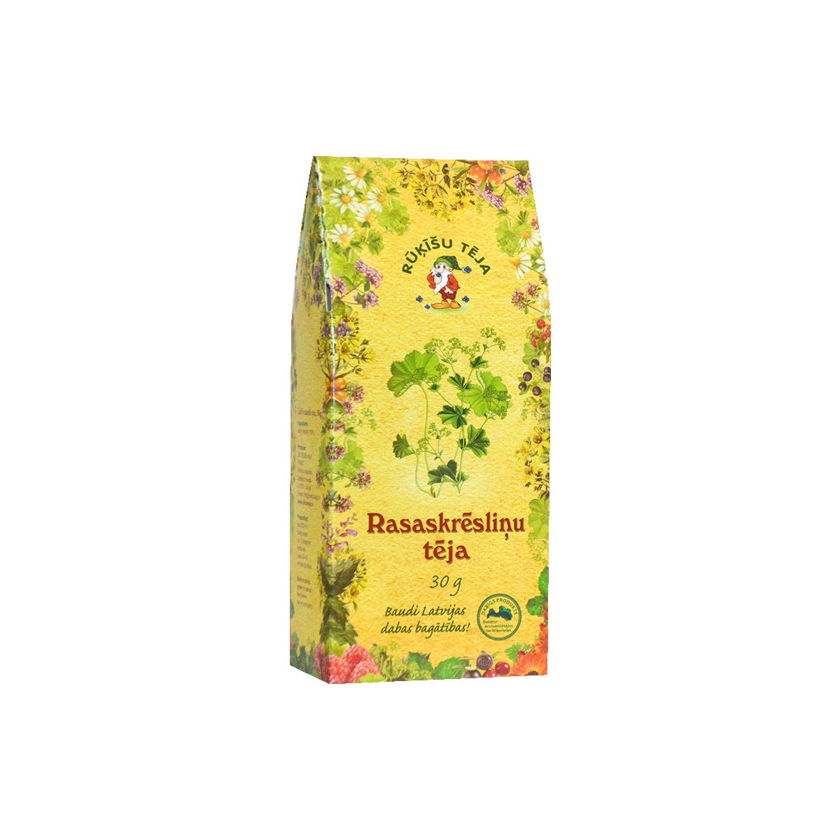 RŪĶĪŠU TĒJA RASASKRĒSLIŅU 30G - Produkta attēls