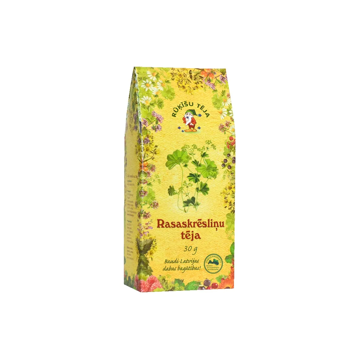 RŪĶĪŠU TĒJA RASASKRĒSLIŅU 30G - Produkta attēls