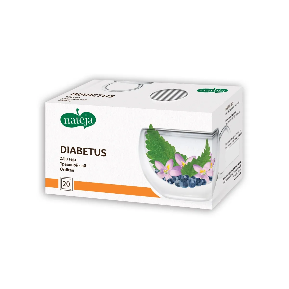 NATĒJA Diabetus, zāļu tēja, N20 - Produkta attēls